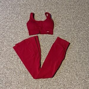 NVGTN Red Leggings and Top Set
